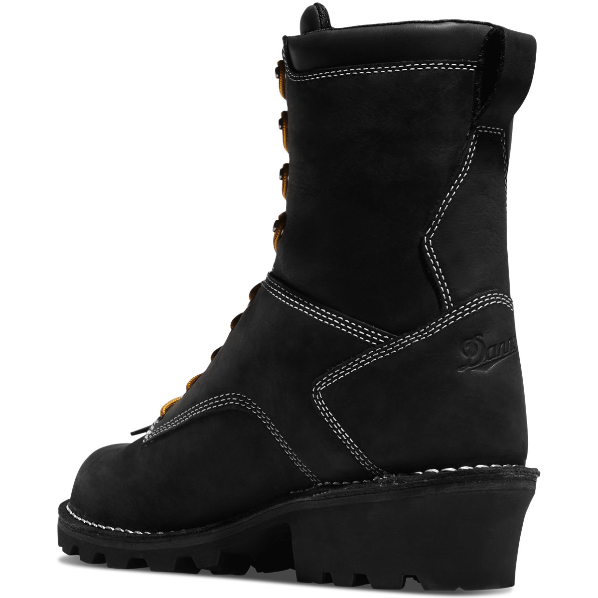 Danner logger boots sales with spikes