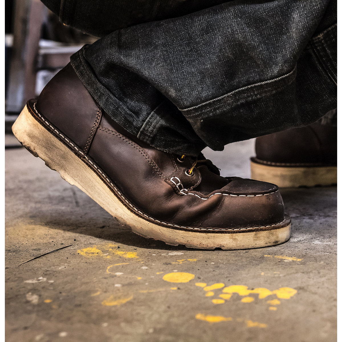 Danner black moc store toe