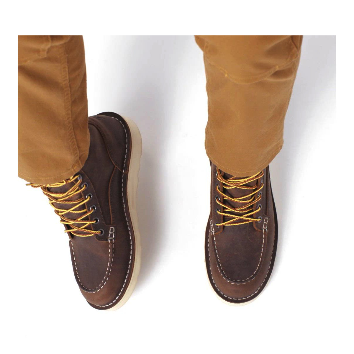 Women's Bull Run Moc Toe 6" Brown ST Thumbnail