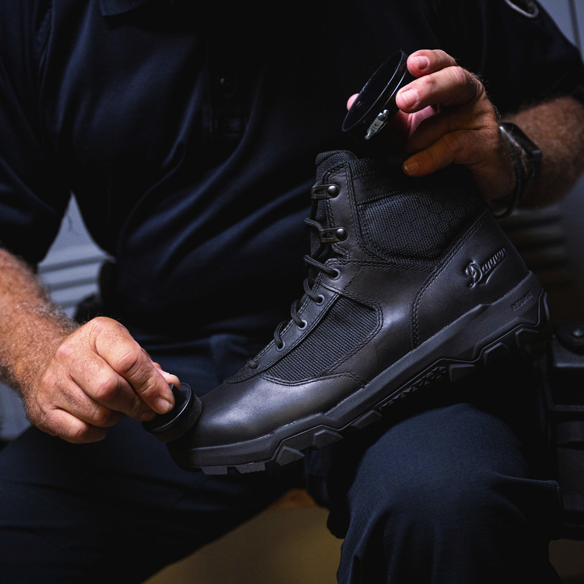 Sonic Side-Zip 6" Black Danner Dry