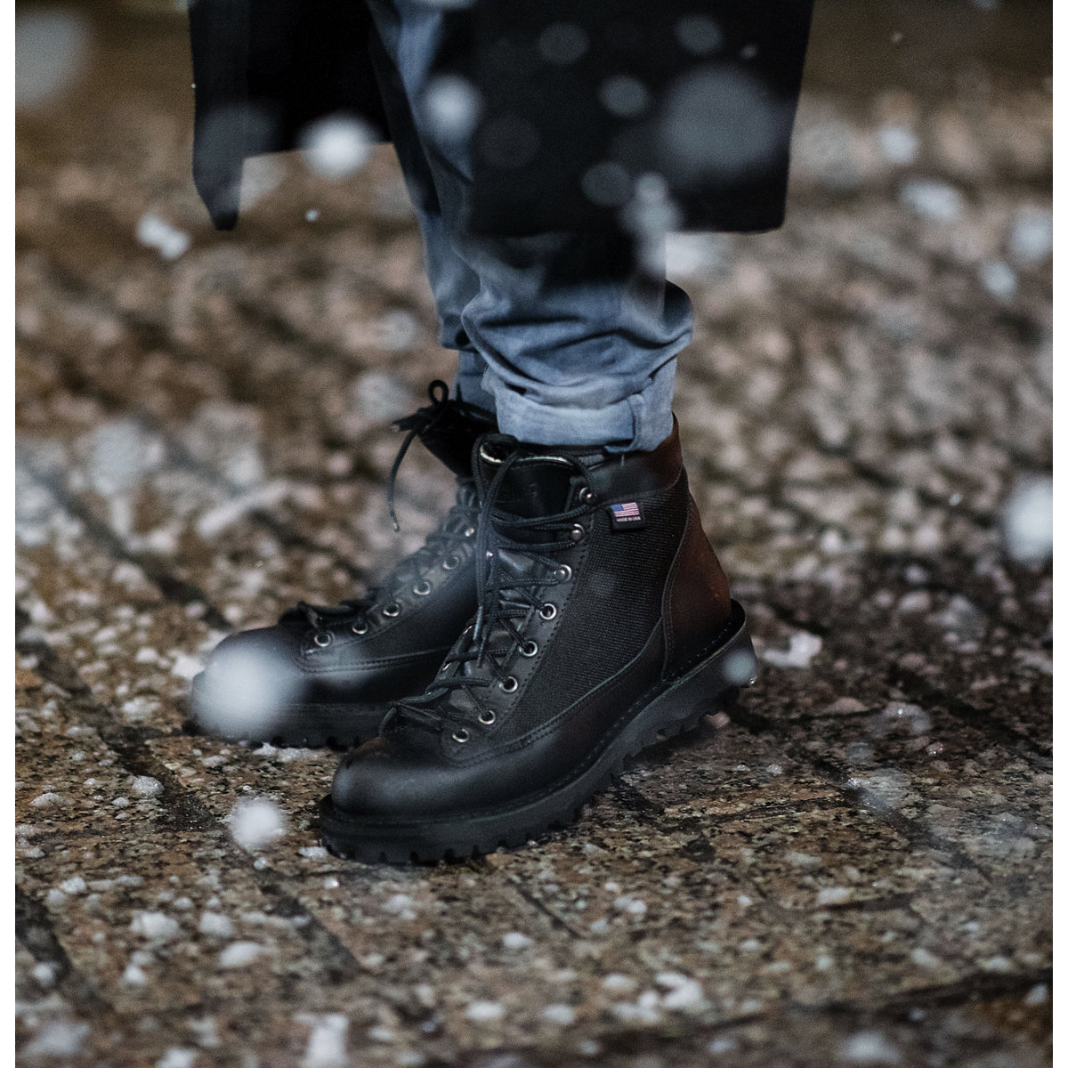 Danner black boot clearance dressing