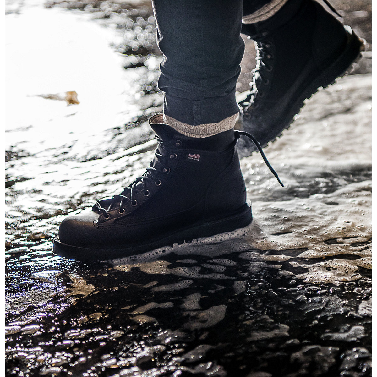 ダナーライト DANNER LIGHT BLACK US8.5 - ブーツ