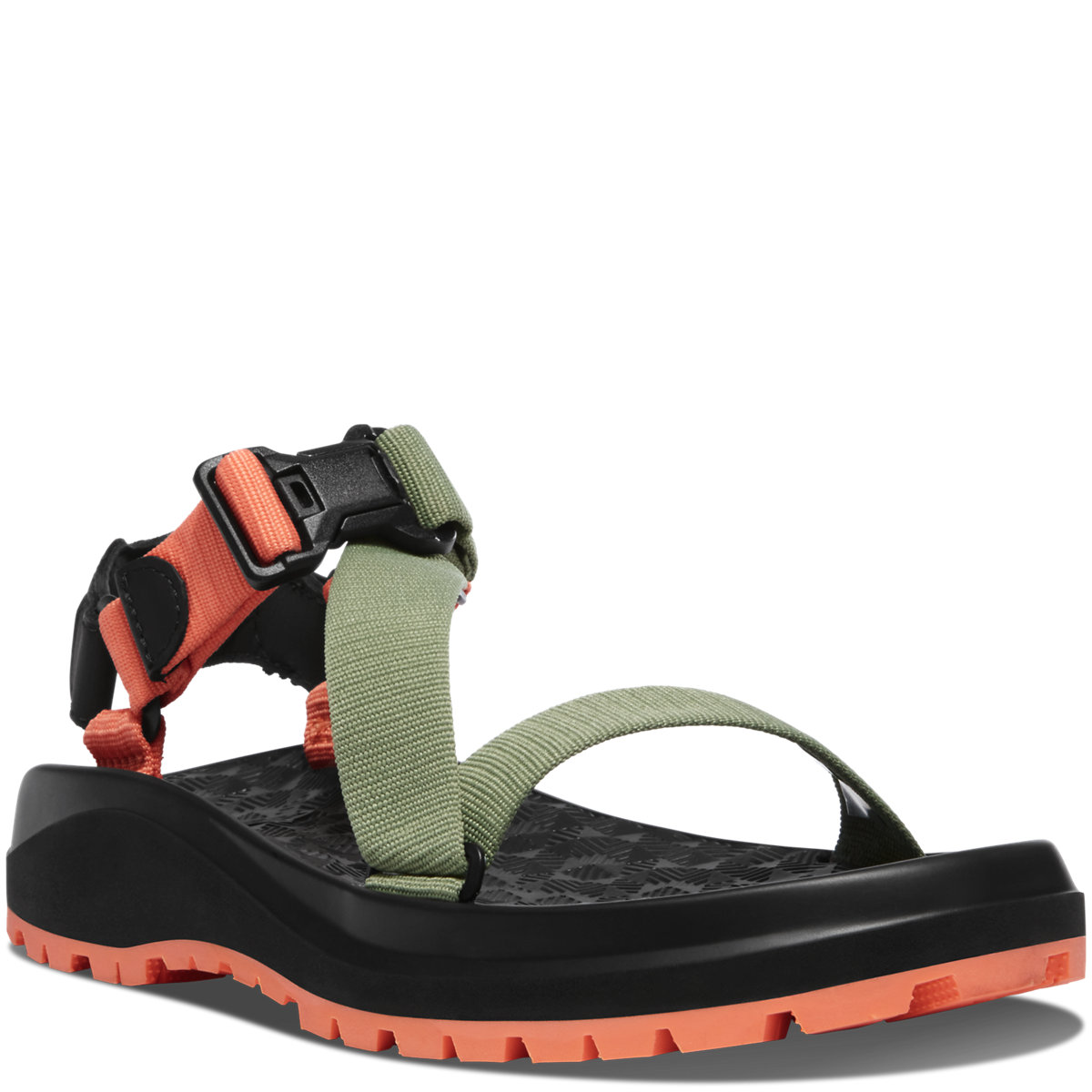 Wallowa Textile Sandal Cantaloupe/Oil Green