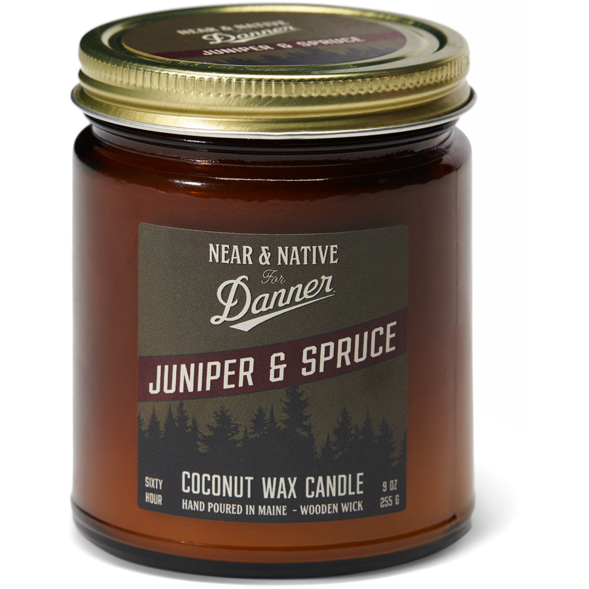 Danner Branded Juniper Spruce 10oz Candle