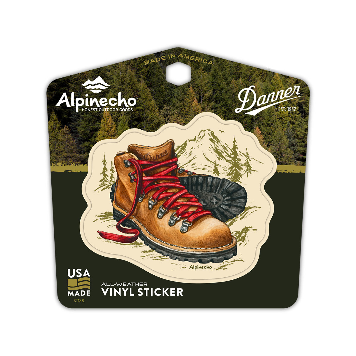 Alpinecho x Danner Mountain Light Sticker