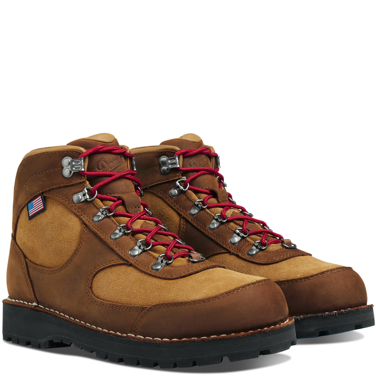 Danner - Cascade Crest Grizzly Brown/Rhodo Red