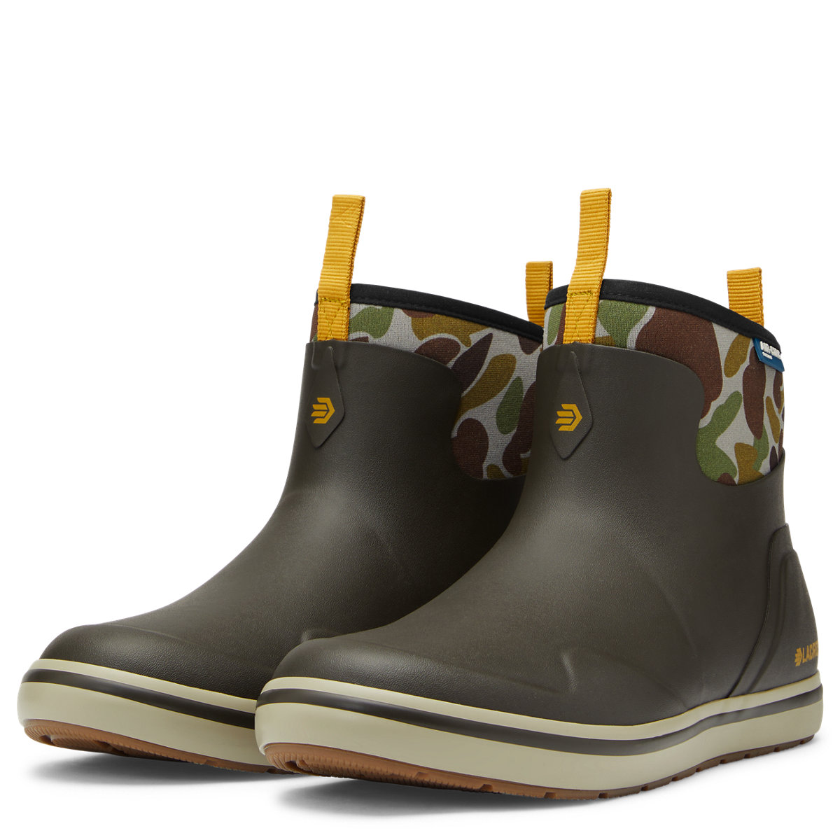 Alpha Deck Boot 6" Black Olive/Camo