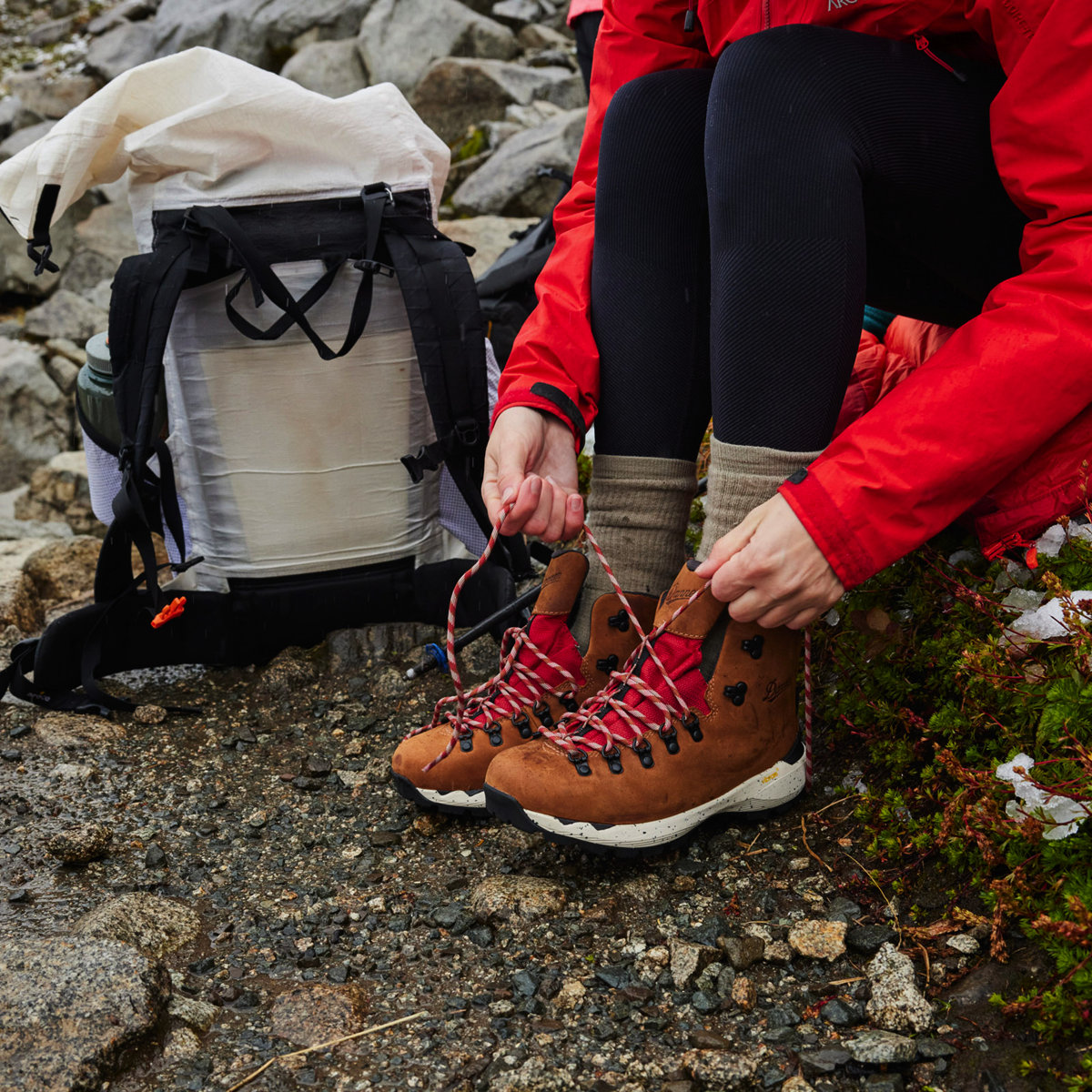 Danner Mountain 600 EVO Mocha Brown Rhodo Red