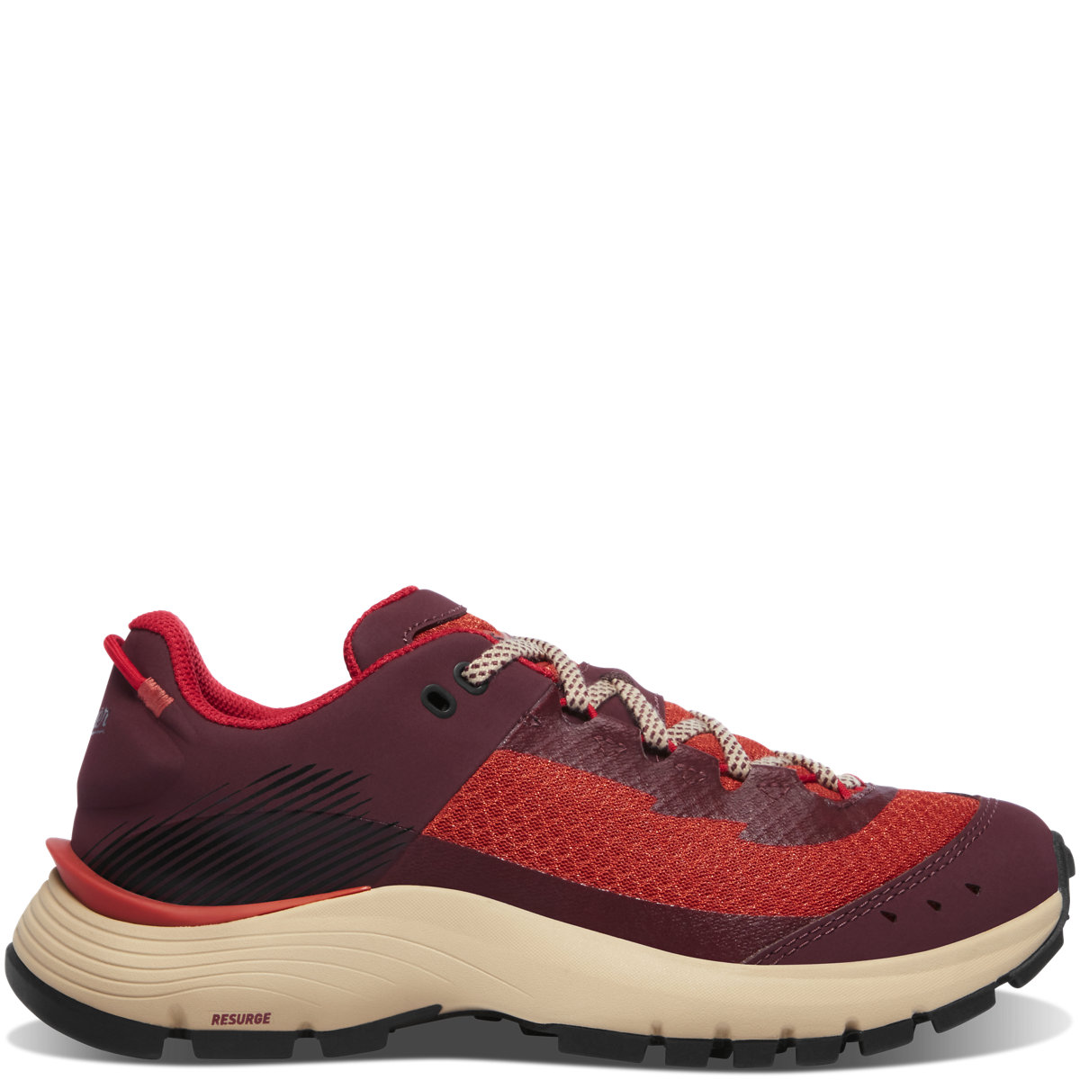 Trail Junction 3" Chocolate/Rhodo Red