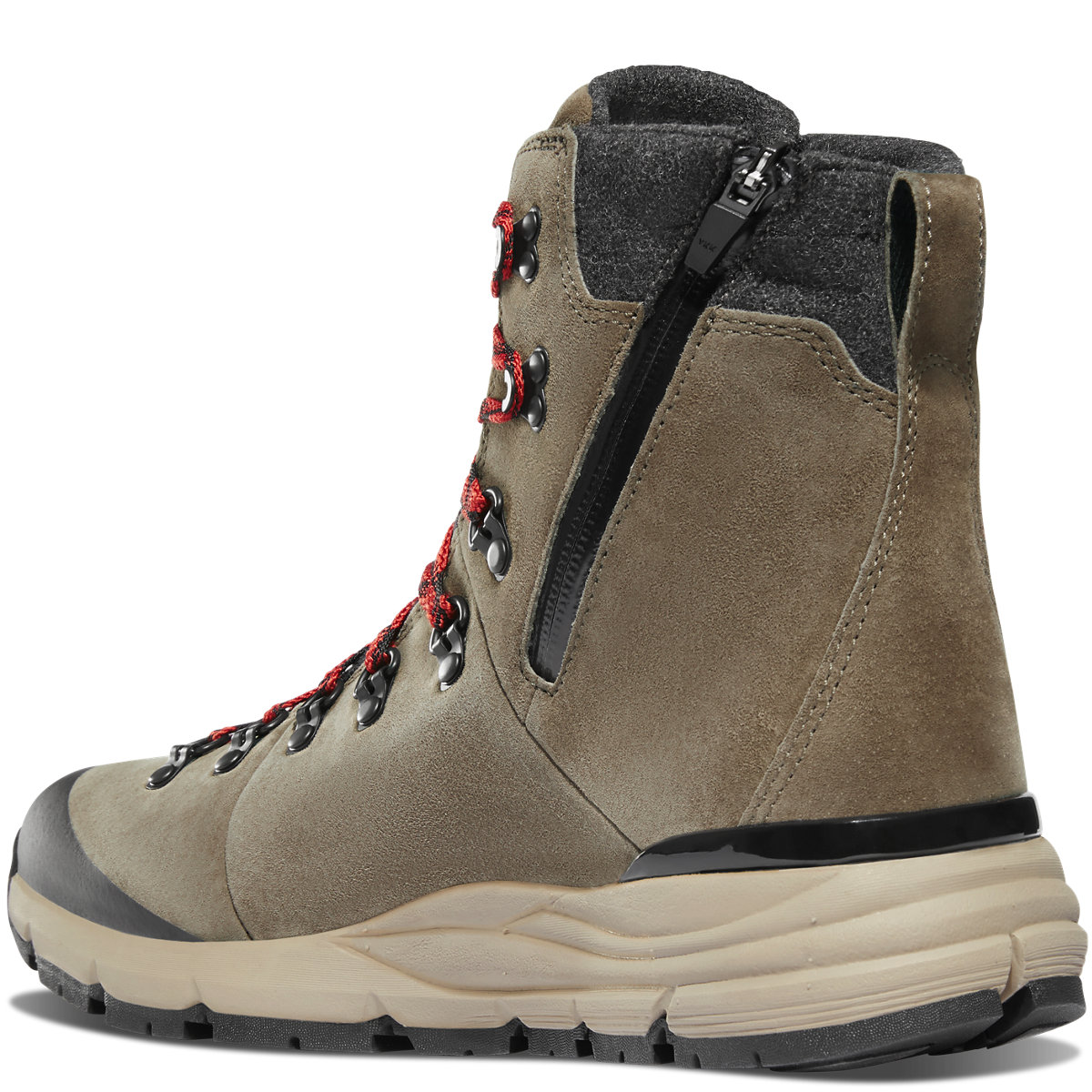 Arctic 600 Side-Zip 7" Brown/Red 200G