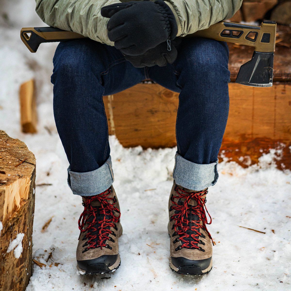 Danner - Arctic 600 Side-Zip Brown/Red Insulated 200G