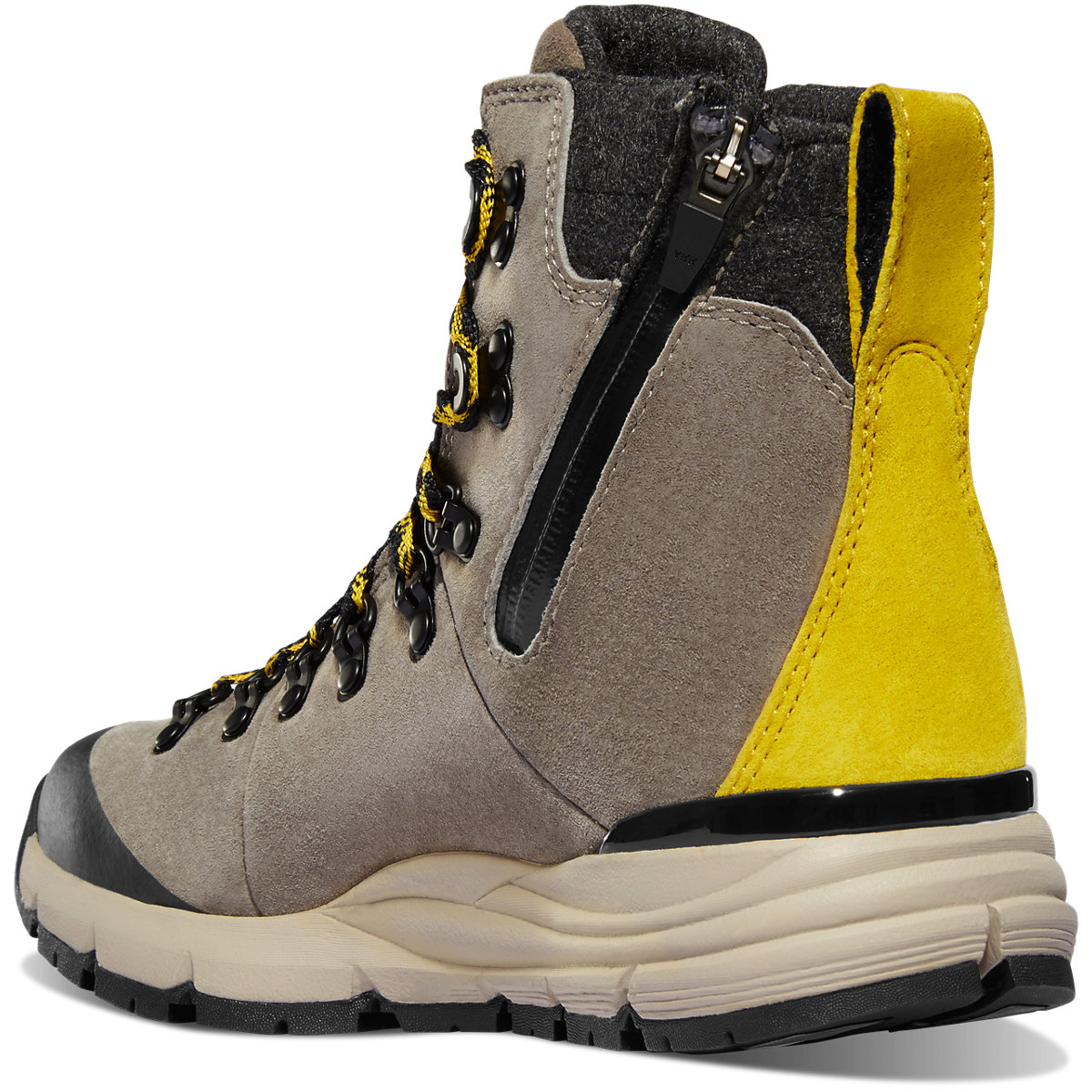 Danner - Arctic 600 Side-Zip Driftwood/Yellow Insulated 200G