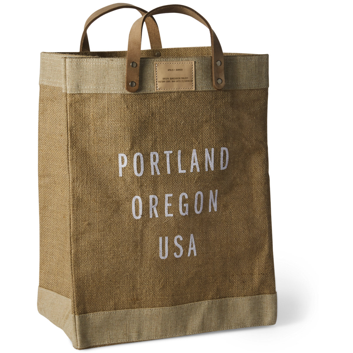 Burlap market online bag