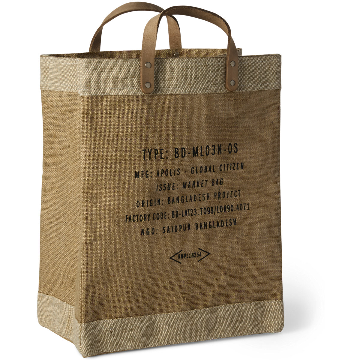 Apolis x Danner Portland Market Bag - Burlap