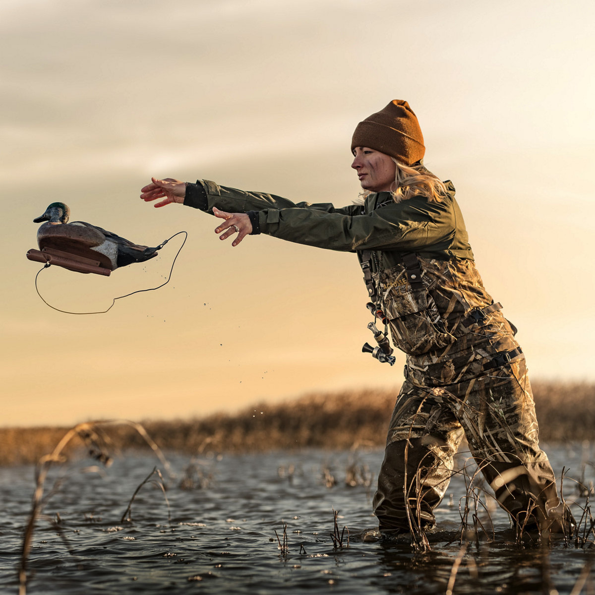 Women's Lacrosse Hail Call Breathable Realtree Max-5 1600G Wader