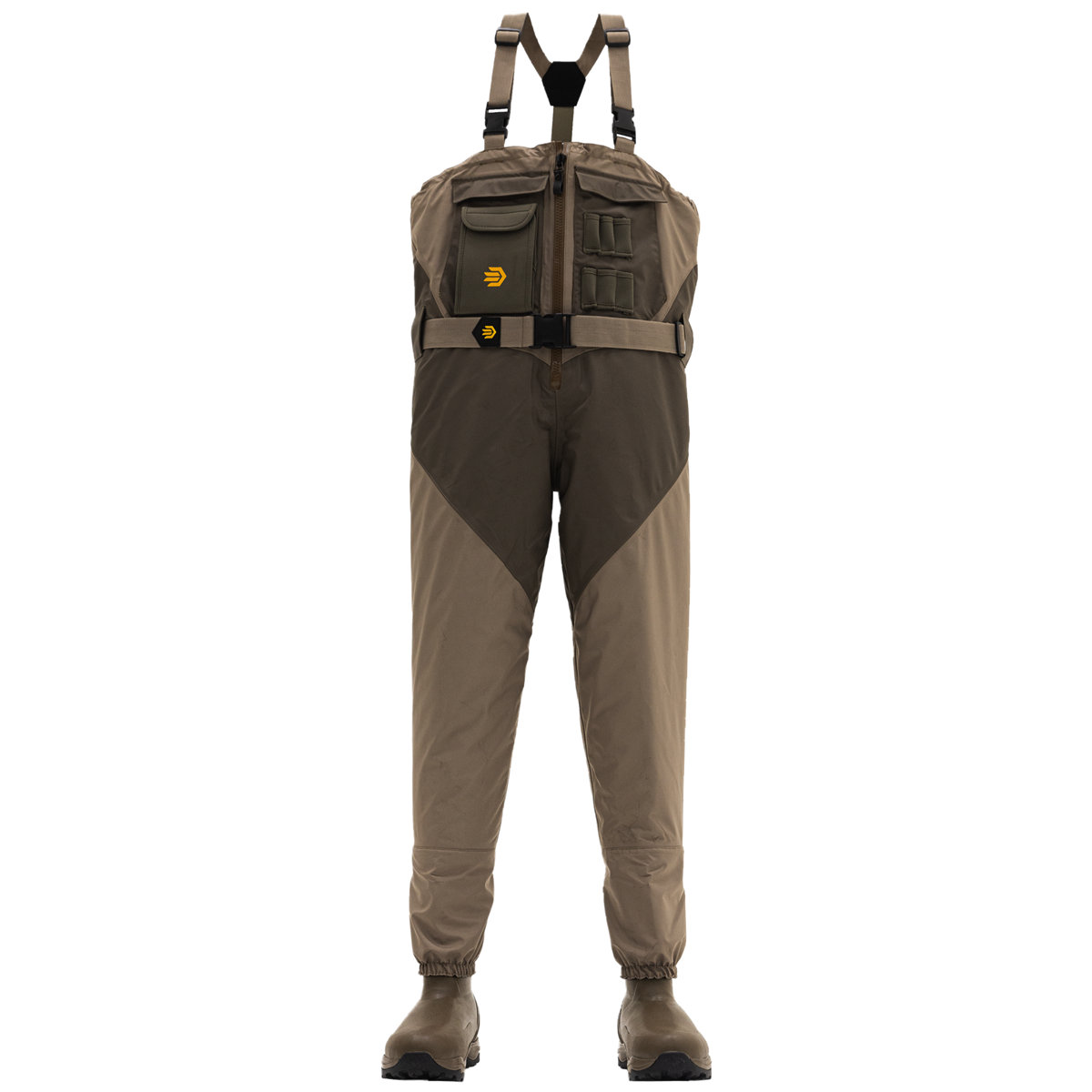 Brown Rubber Fishing Waders Hip for sale