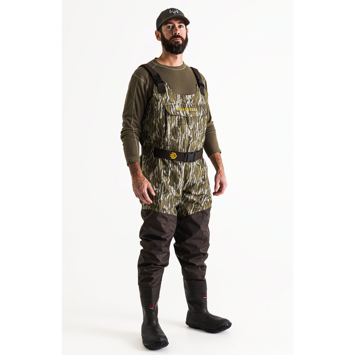 Lacrosse Wetlands II Insulated Waders Mossy Oak Original Bottomland 1600G Size 10