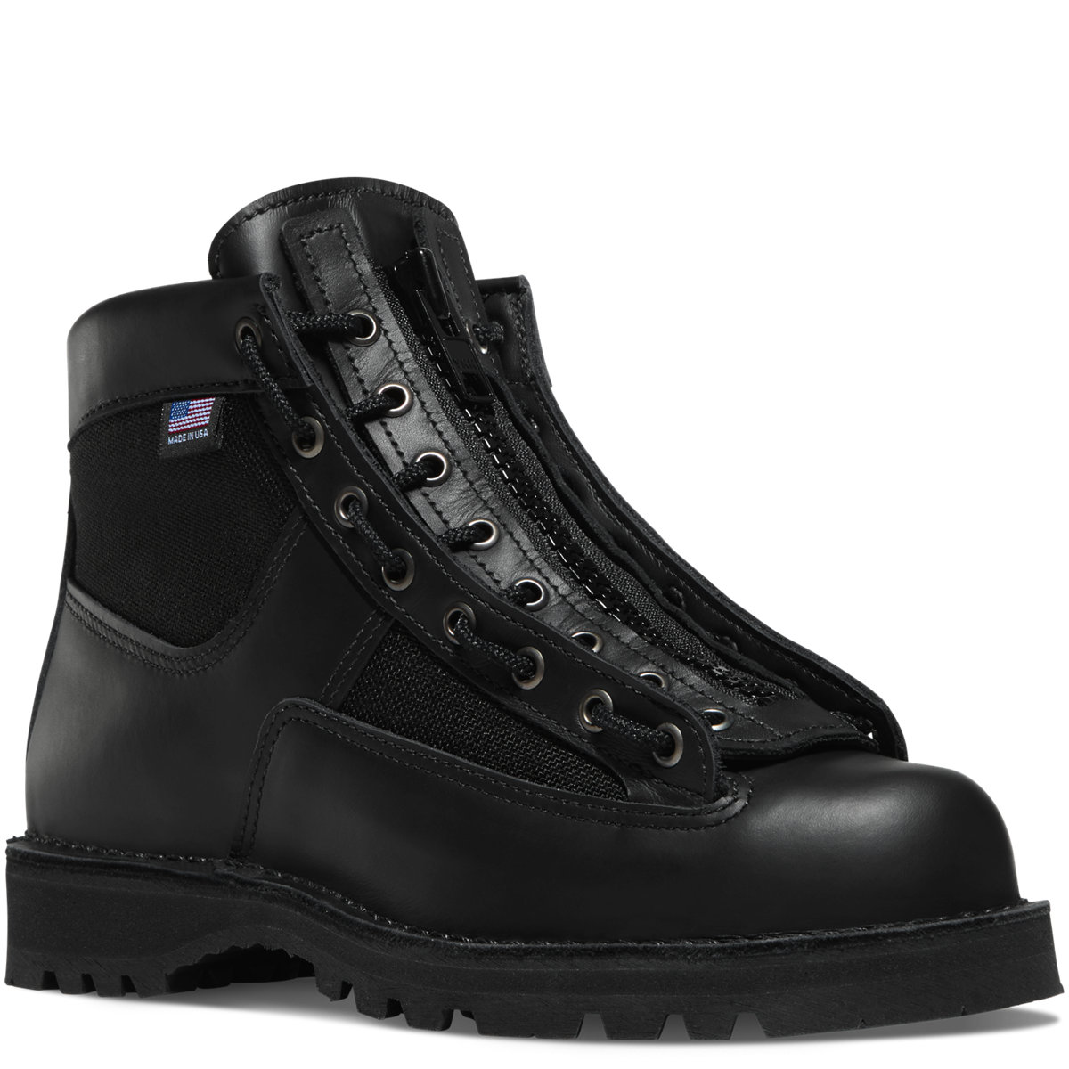 Danner Lace in Boot Zipper 6 Black