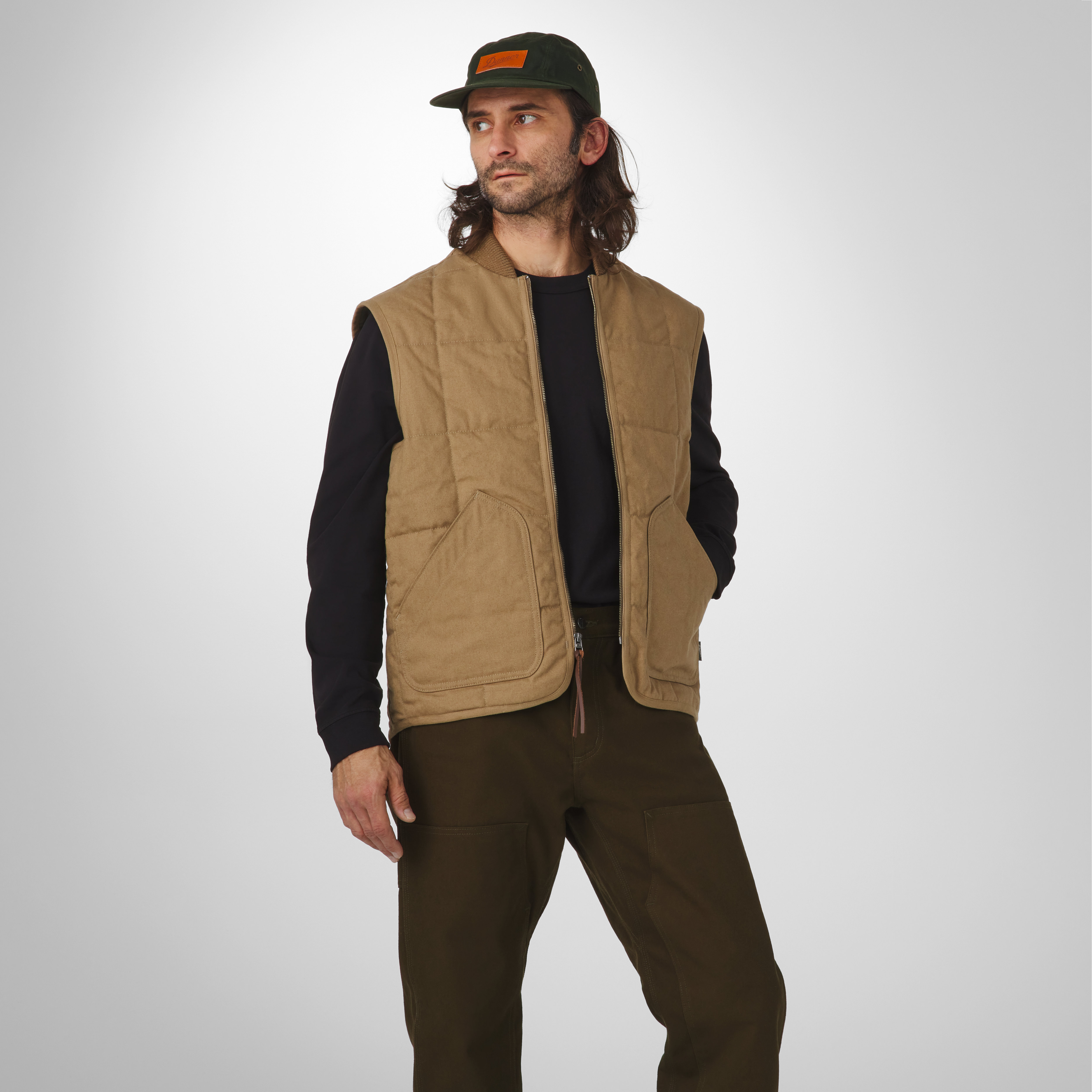 大人気定番商品 - Danner Oxbow Khaki/Olive Dark Vest Primaloft テント/タープ