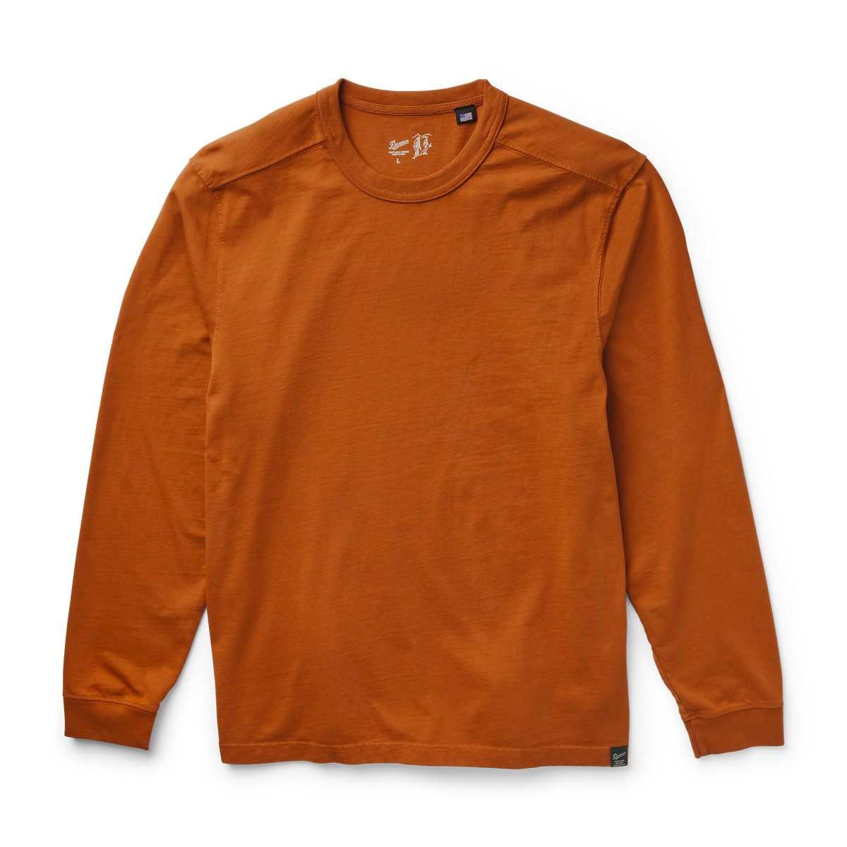 Danner 10.5oz Heavy Weight Long Sleeve Tee Glazed Ginger