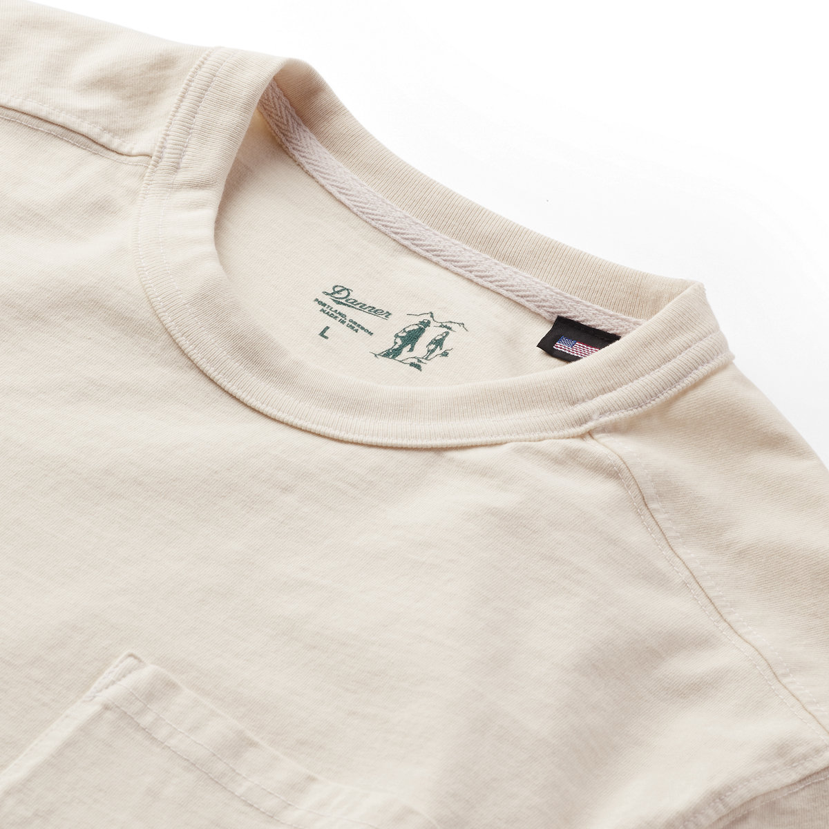 Danner 10.5oz Heavy Weight Pocket Tee Natural