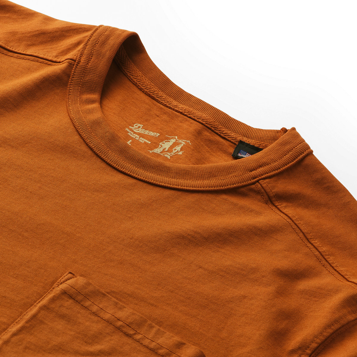 Danner 10.5oz Heavy Weight Pocket Tee Glazed Ginger