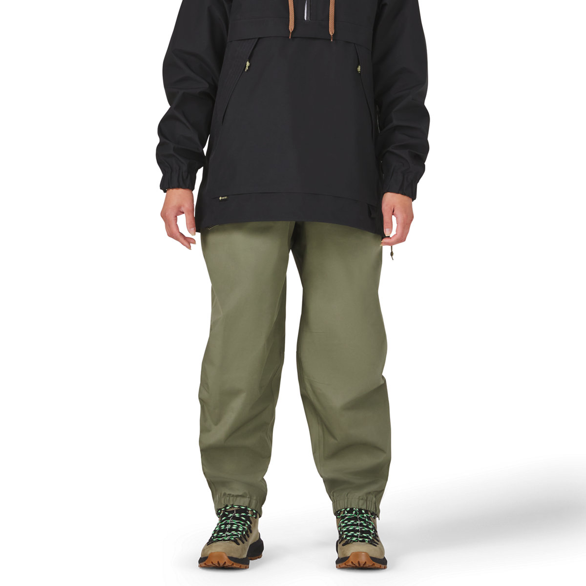 Cascade Crest Packable 3L GTX Rain Pants Dusty Olive