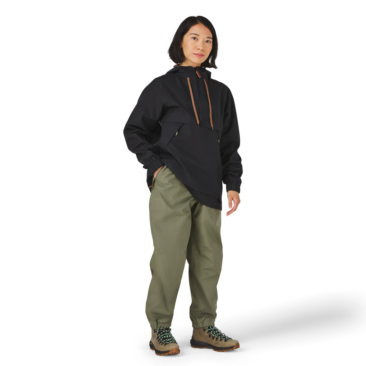 Cascade Crest Packable 3L GTX Rain Pants Dusty Olive