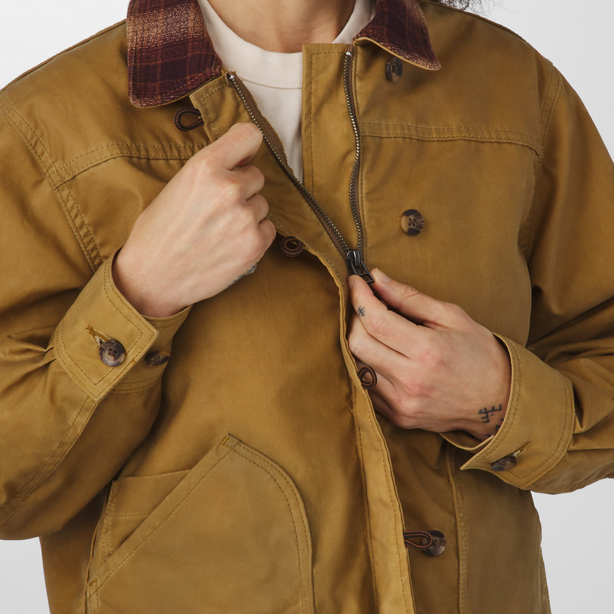 Danner Maywood Waxed Canvas Jacket Tan/Espresso