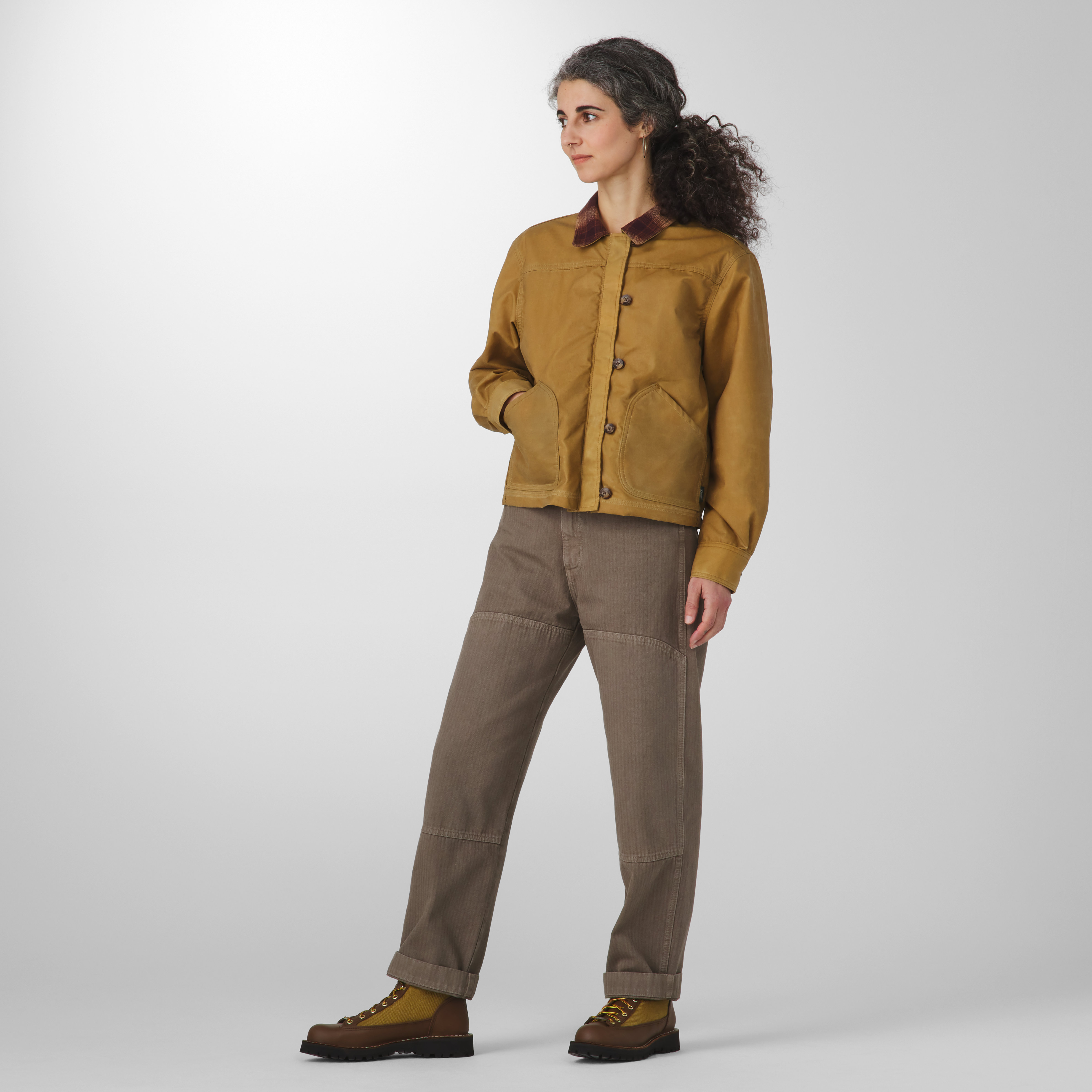 Danner Maywood Waxed Canvas Jacket Tan Espresso