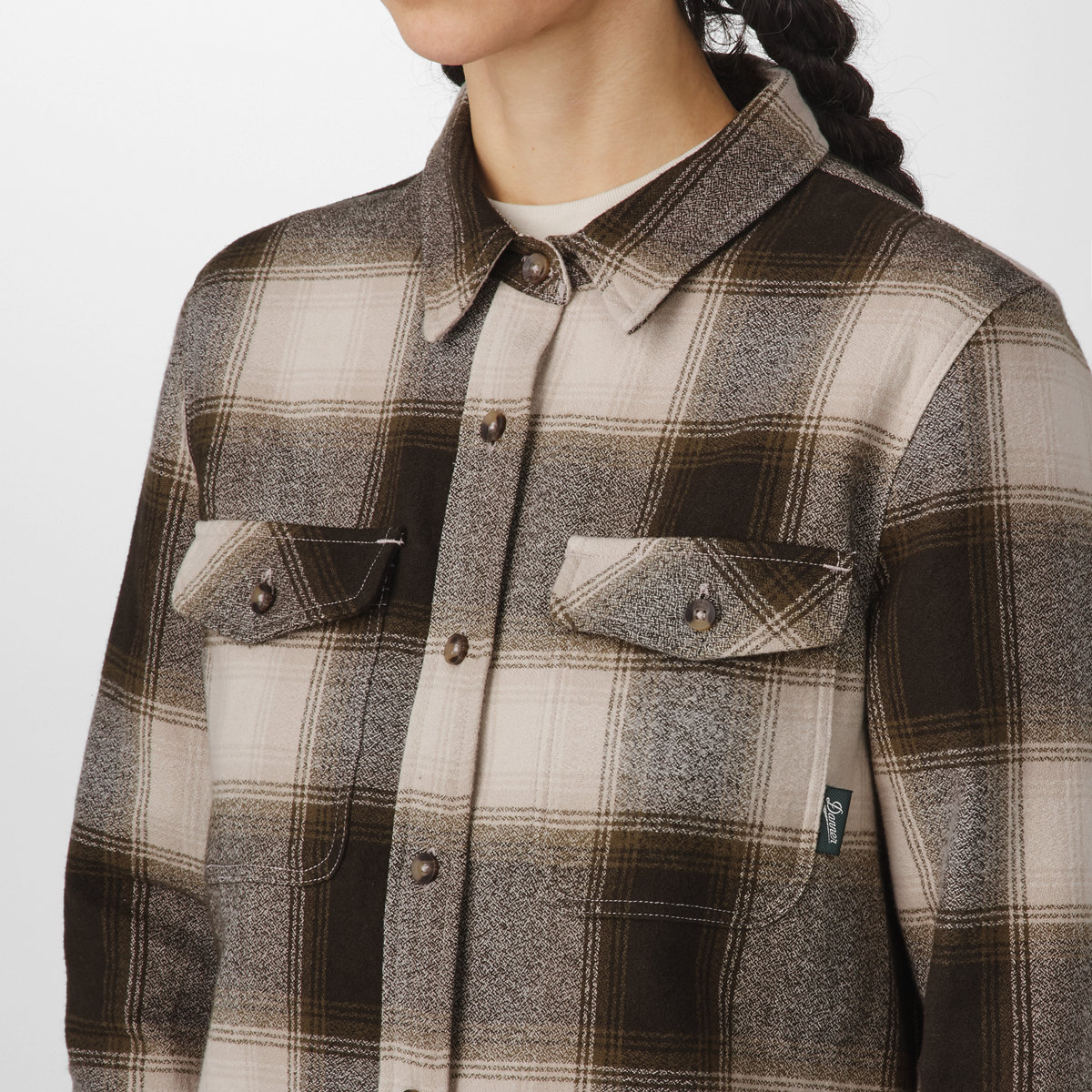 Danner Sauvie Cotton Flannel Shirt Earth Plaid