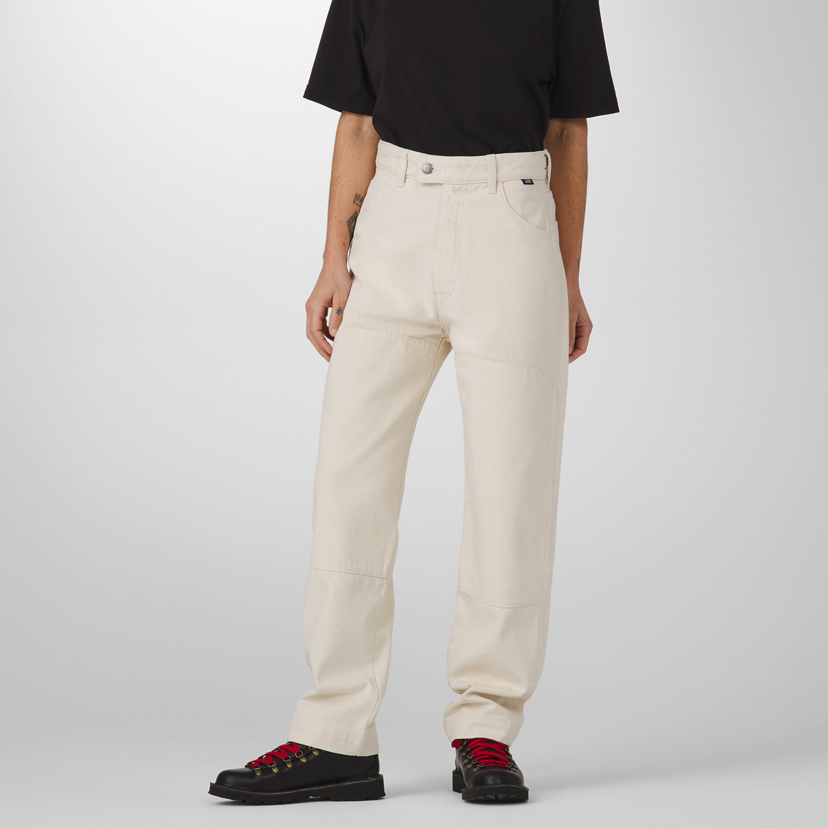[JEMUT]★24FW★韓国人気★MILD DOUBLE KNEE WASHED PANTS Danner - Hawthorne Double Knee Pants Natural