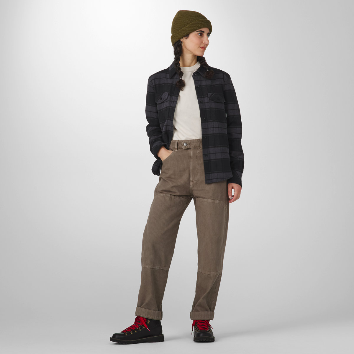 Danner - Sauvie Cotton Flannel Shirt Black Plaid
