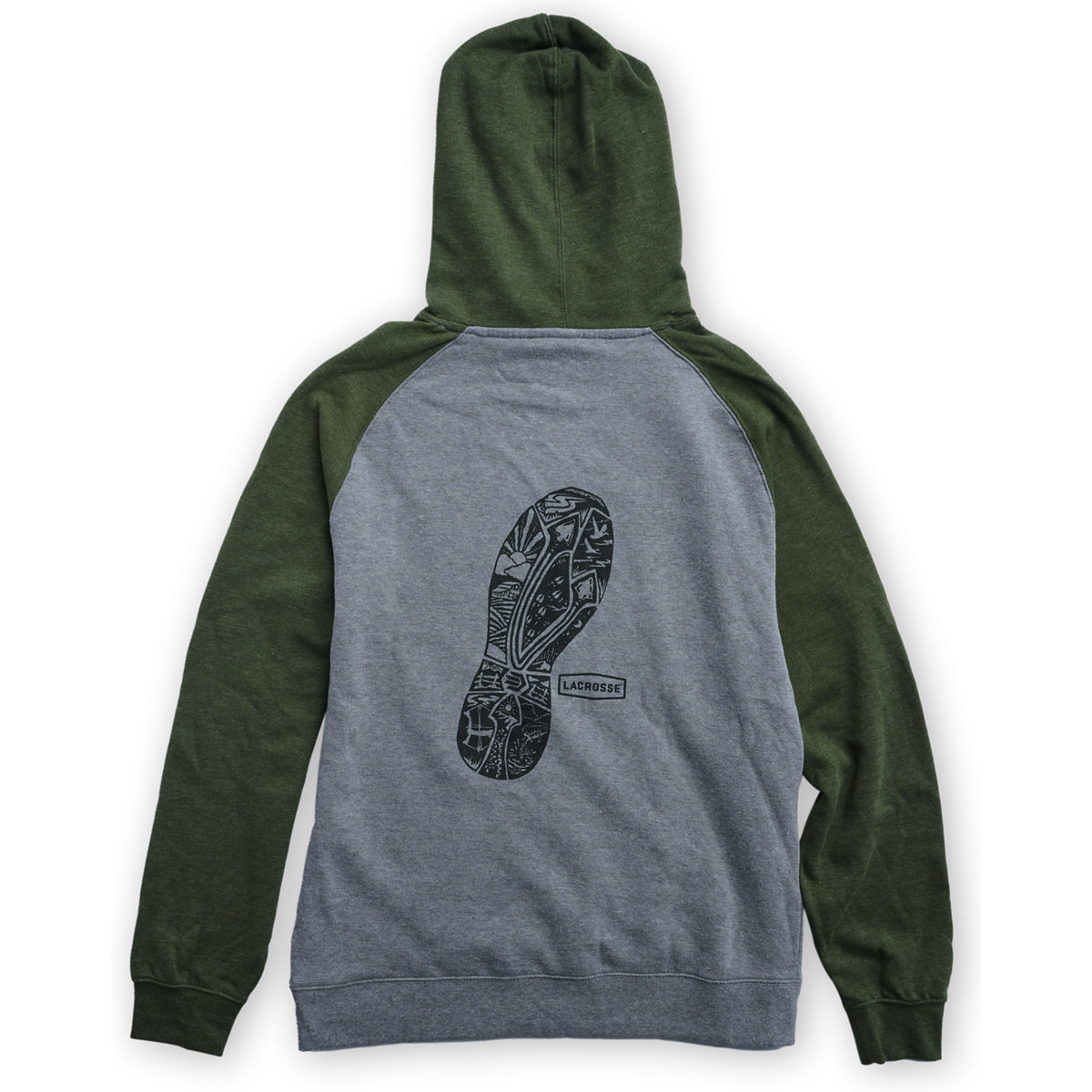 LaCrosse Bootprint Sweatshirt Gray/Green