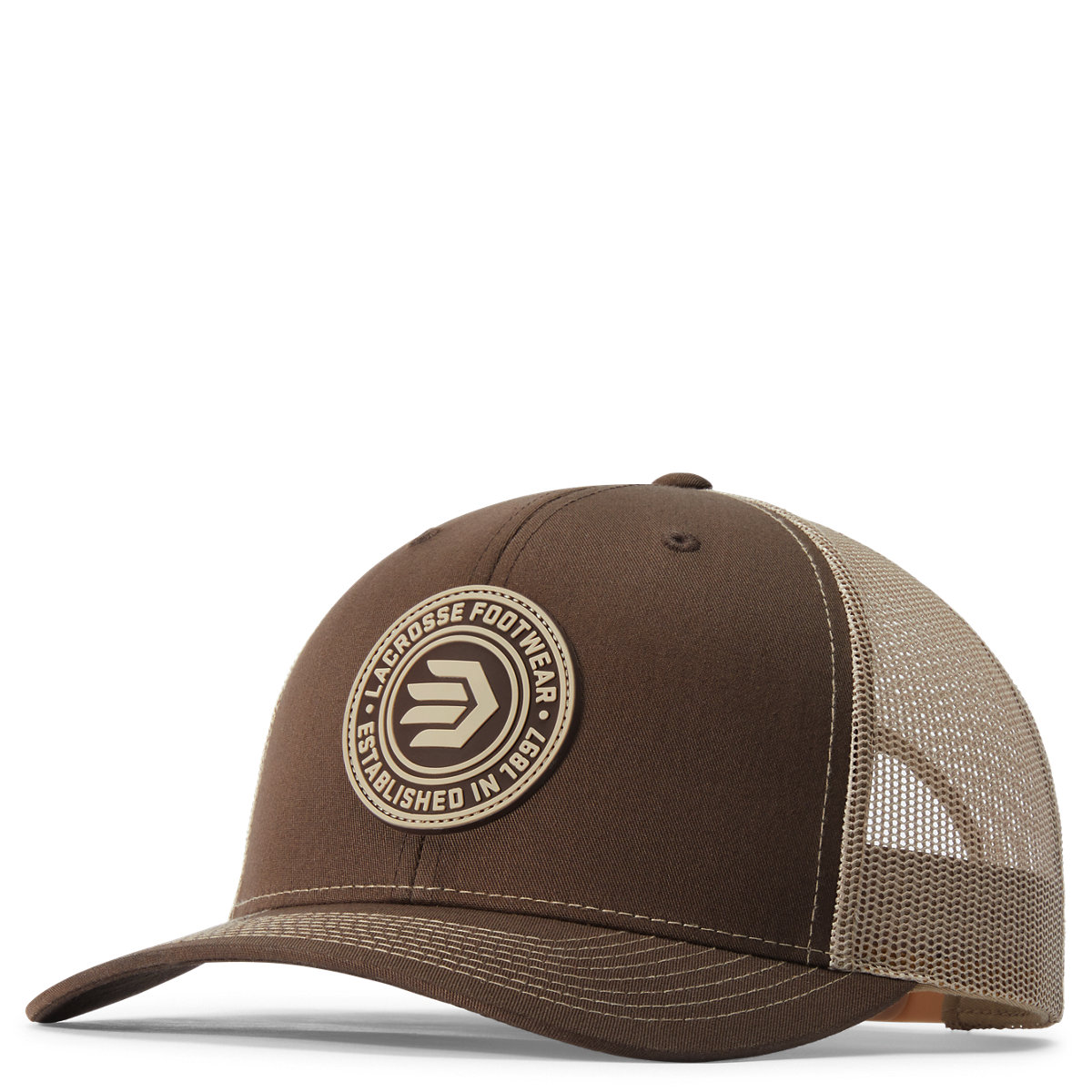 LaCrosse Footwear - Rubber Patch Trucker Hat Brown