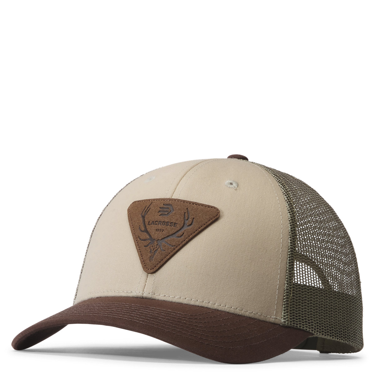 LaCrosse Elk Leather Patch Trucker Tan/Brown