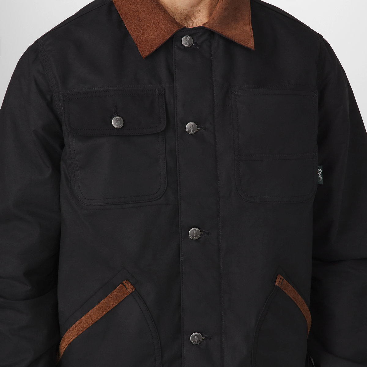 Danner Shipyard Waxed Jacket Black/Bison