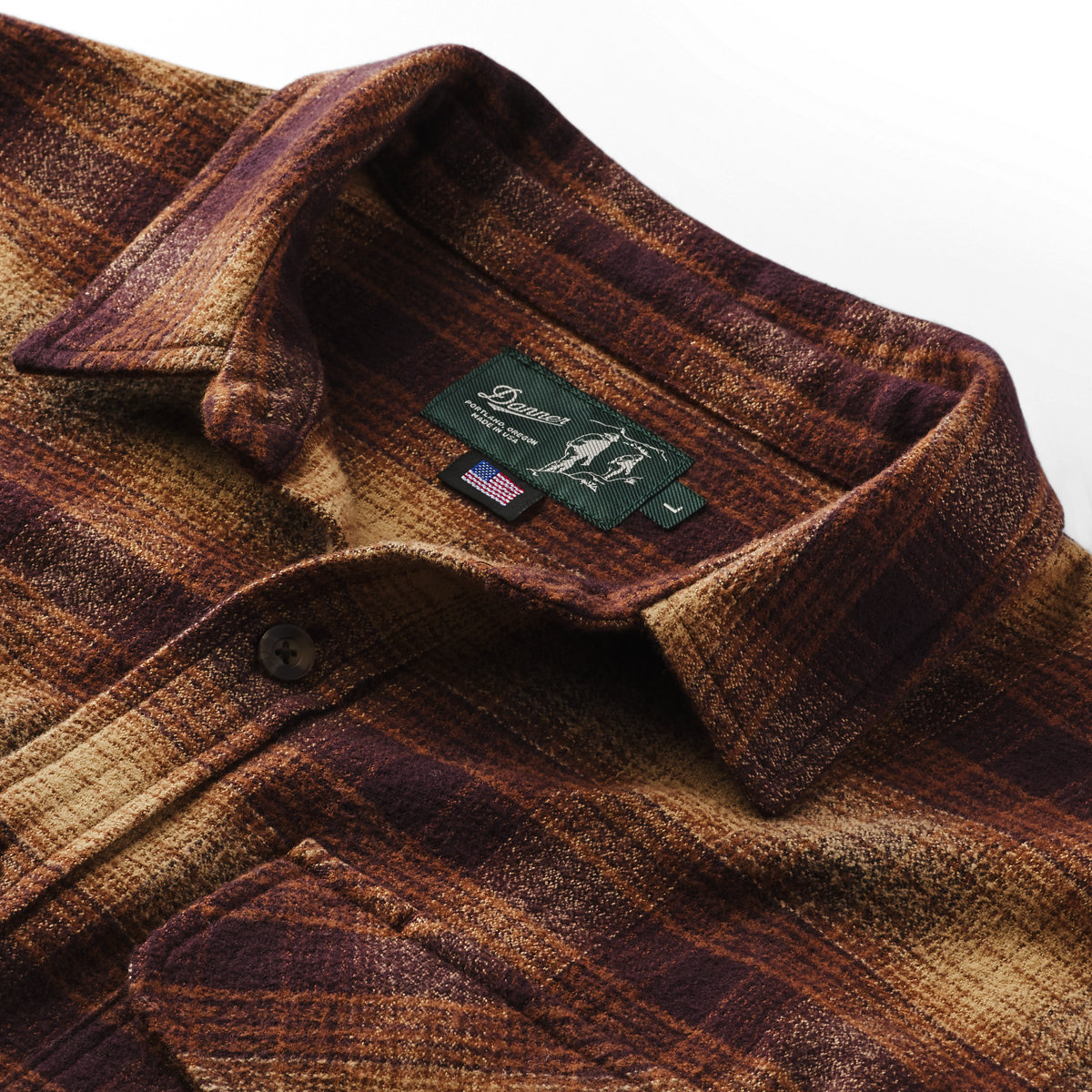 Danner Cedar Mill Cotton Flannel Espresso Plaid