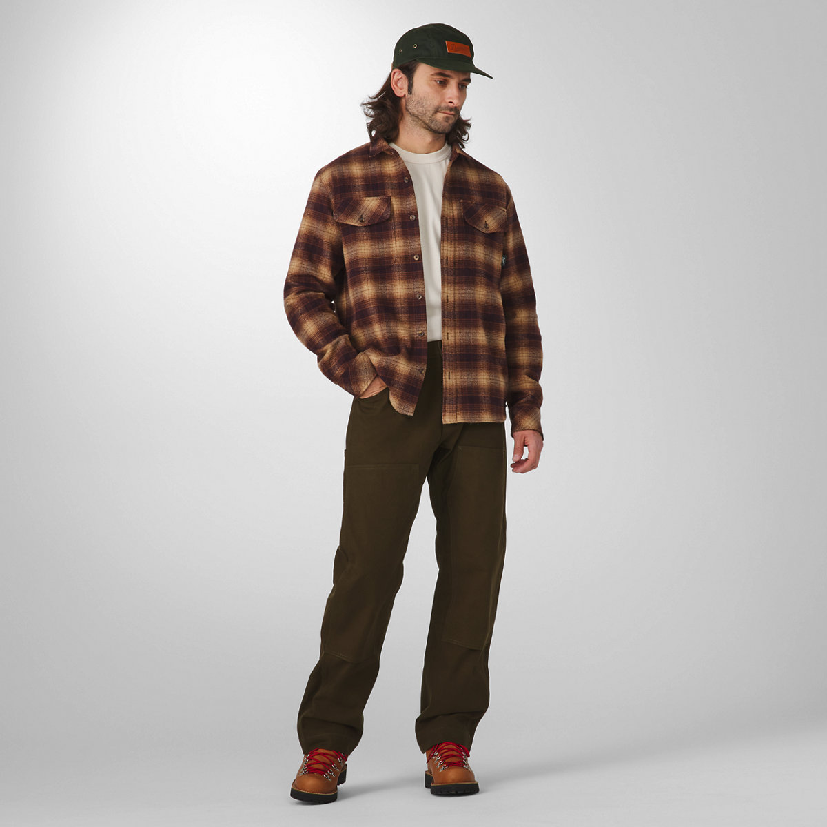 Danner Cedar Mill Cotton Flannel Espresso Plaid