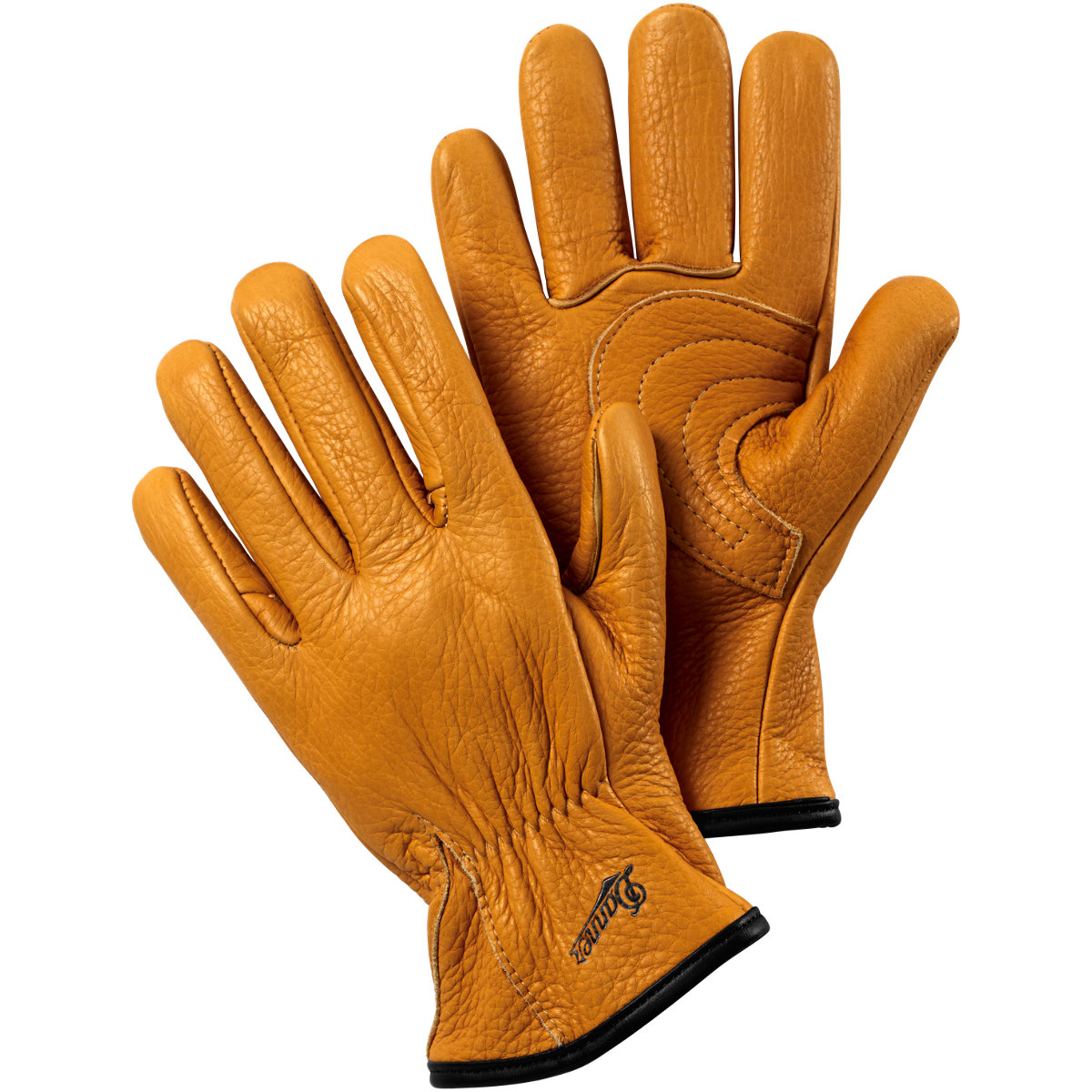 Unlined leather store work gloves