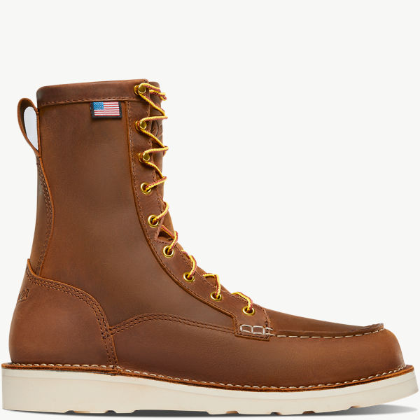 Danner Bull Run Moc Toe 8 Tobacco Steel Toe