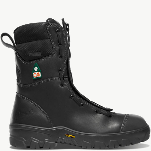 Danner Modern Firefighter Zipper Black