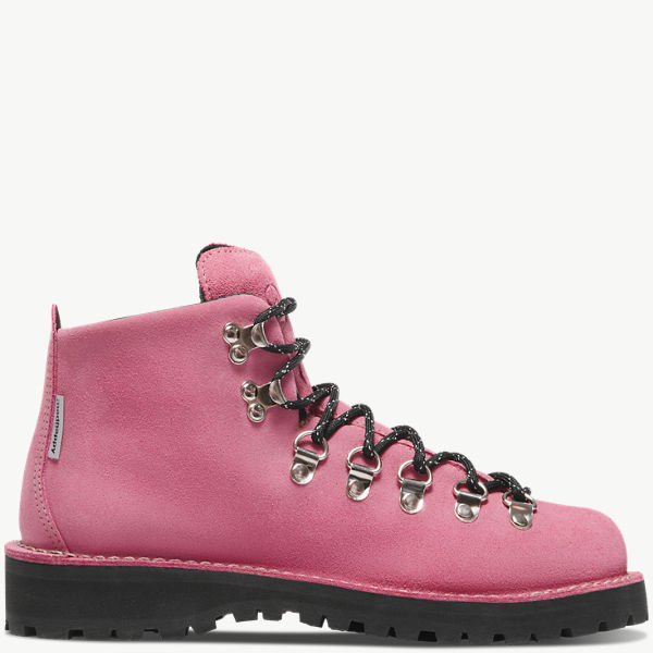 Pink hiking boots best sale