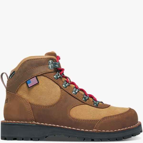 Danner - Cascade Crest Grizzly Brown/Rhodo Red