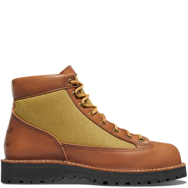 Danner Khaki & Brown Danner Light Boots