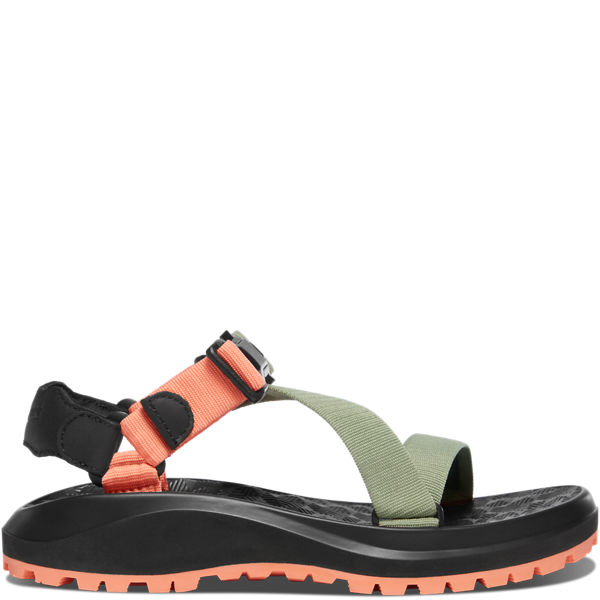 Wallowa Textile Sandal Cantaloupe/Oil Green