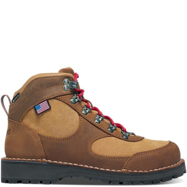 Women&#039;s Cascade Crest 5&quot; Grizzly Brown/Rhodo Red GTX