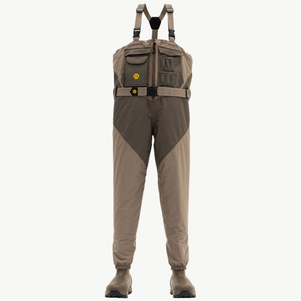 Lacrosse Alpha Agility Select Zip Waders Brown 1600G Size 9