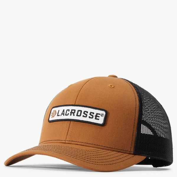 Footwear Patch LaCrosse Trucker - Brown Hat Rubber