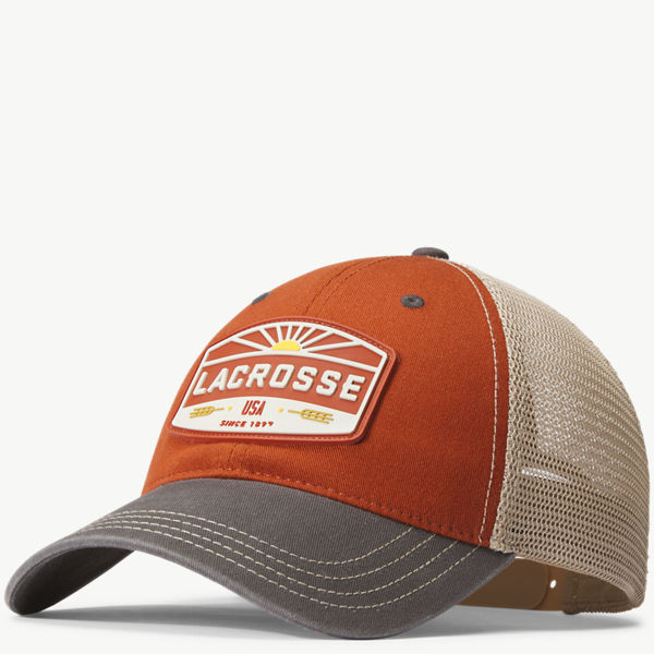 LaCrosse Footwear - Rubber Patch Trucker Hat Mossy Oak Bottomland